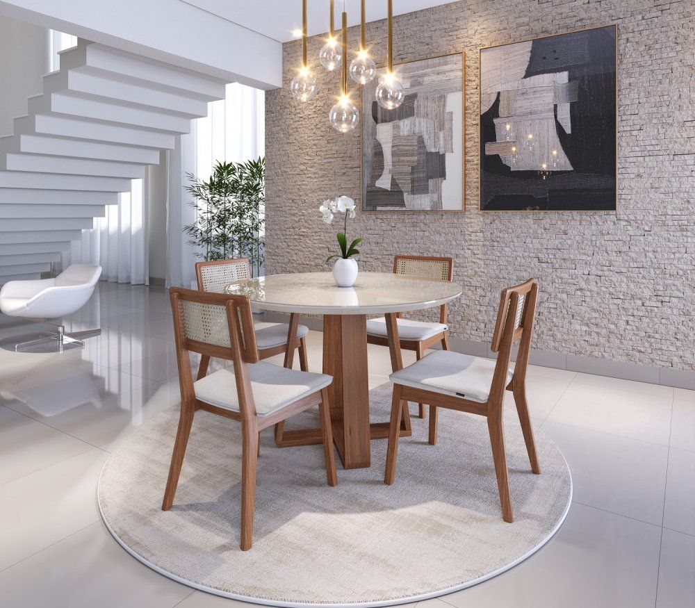 Mesa Wood e Cadeiras Classic Tela